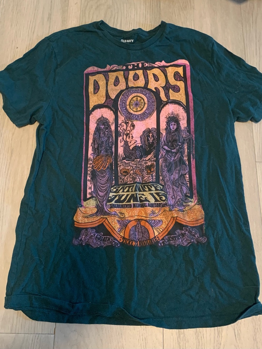 S Doors Band Green Graphic Tee
